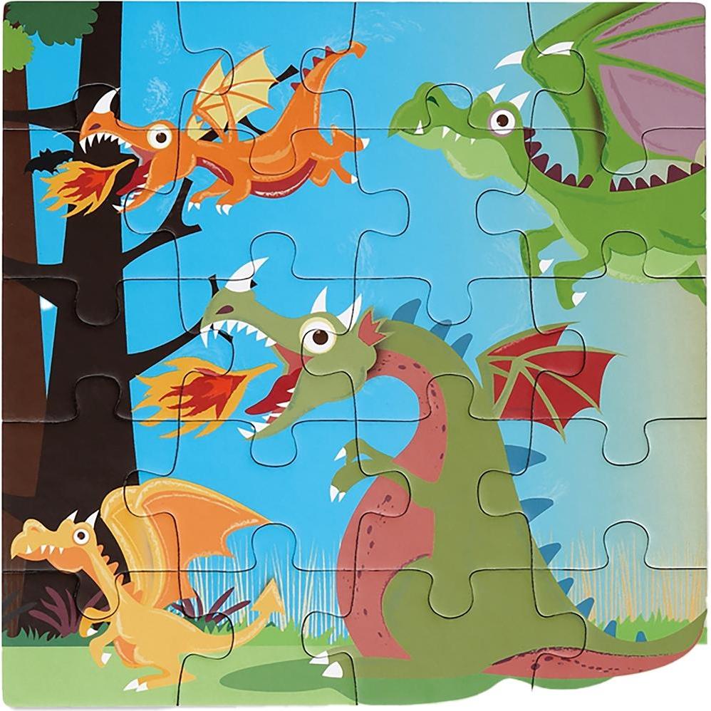 Scratch Reise Magnetpuzzle Drachen (20 Teile)