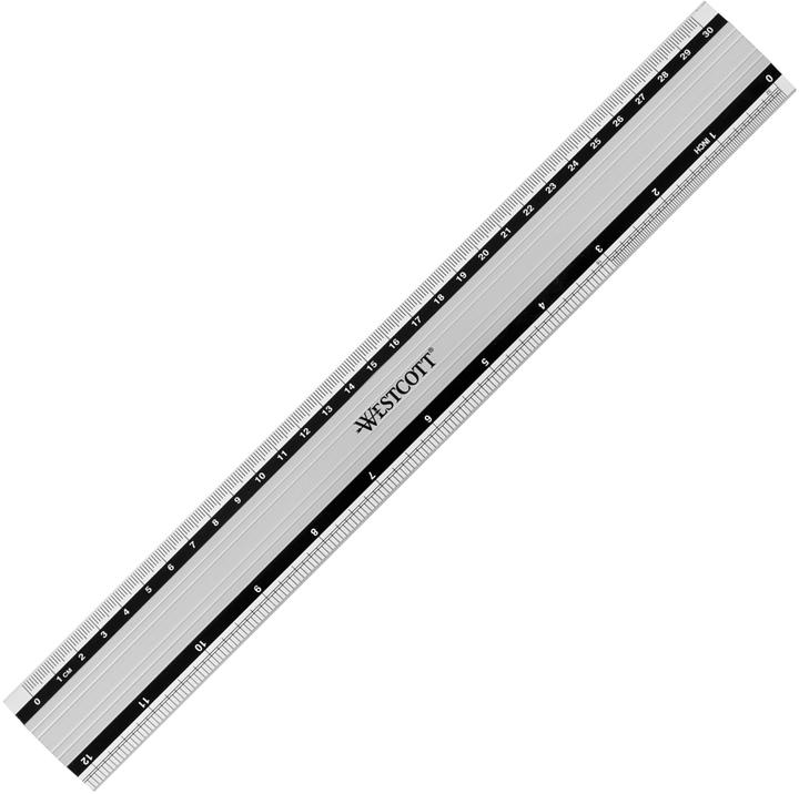 Image du produit Westcott Règle en aluminium (30 cm)