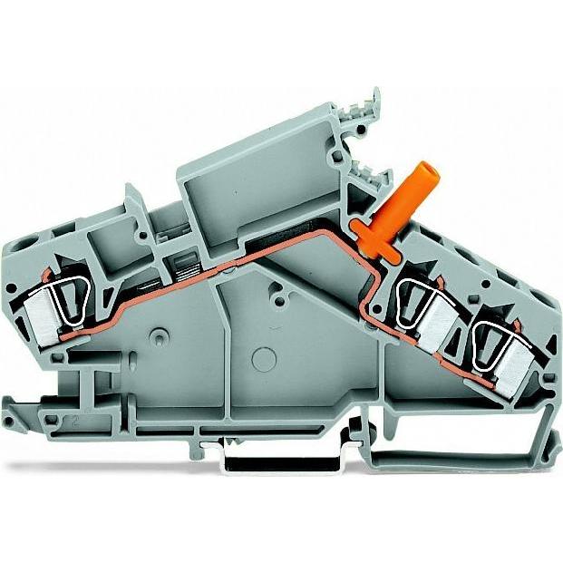 20x Wago Durchgangsklemme, Elektronikzubehör + Gehäuse, Grau