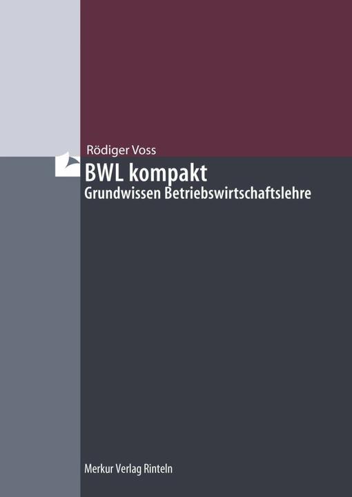 Image du produit Merkur BWL kompakt (Allemand, Reddish Voss, 2018)