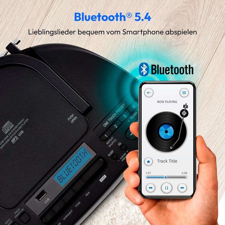 Actual product image Medion 50079328 (DAB+, FM, PLL, Bluetooth)
