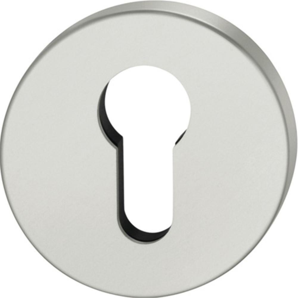 Thumbnail - FSB, Türgriff + Fenstergriff, Schlüsselrosetten-Paar 12 1735 Aluminium 0105 Schildstärke 7 mm BB rund (Türgriff)