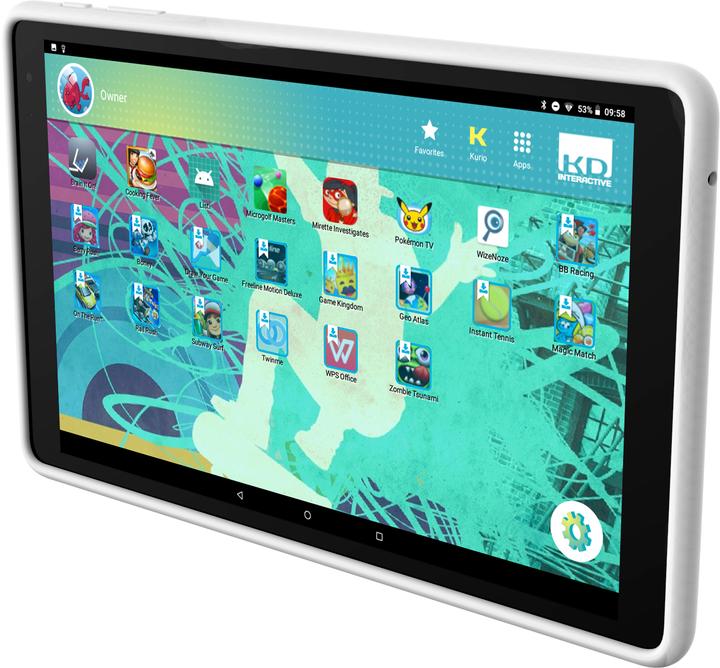 Actual product image Kurio Tab XL (10", 16 GB, Black, White)