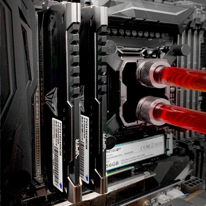 Actual product image Patriot viper steel (2 x 16GB, 3200 MHz, DDR4-RAM, DIMM)