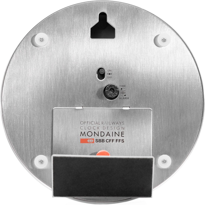 Produktbild Mondaine Wanduhr/Tischuhr mit Alarm-Funktion