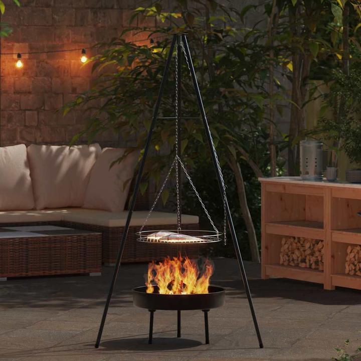 Produktbild vidaXL Lagerfeuer Dreibein (92 cm)