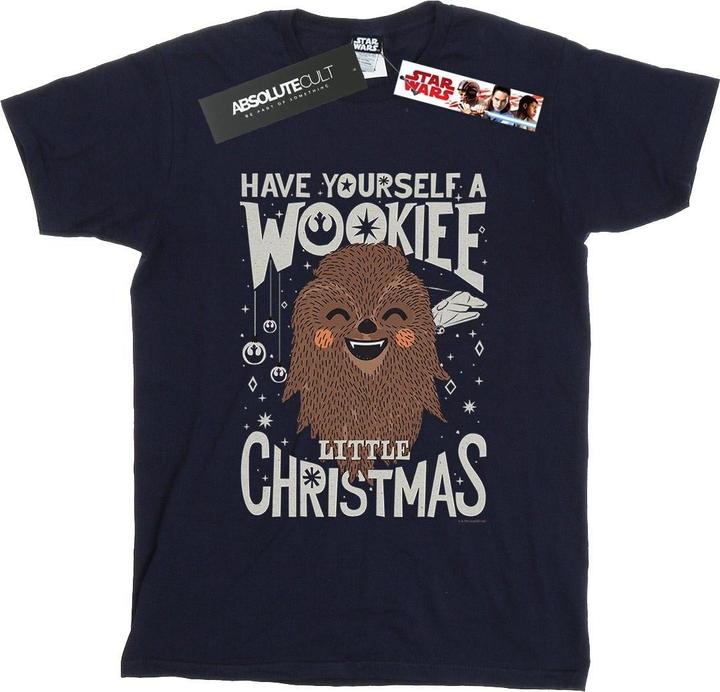Immagine prodotto Star Wars Wookiee Little Christmas Maglietta Ampia Donna (M)