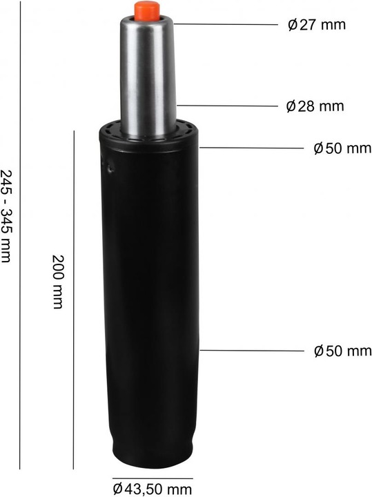 Actual product image Amstyle Gas spring