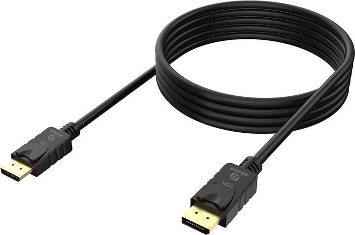 Actual product image Akasa 16K DisplayPort Kabel - 2m, schwarz (2 m)
