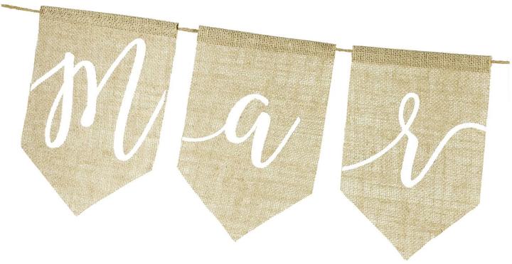 Produktbild Partydeco Just Married (1 Stück)