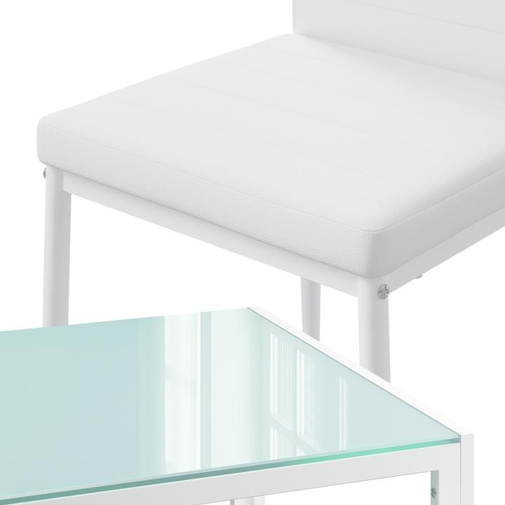 Actual product image Vicco Grand with 4 chairs (Glass)