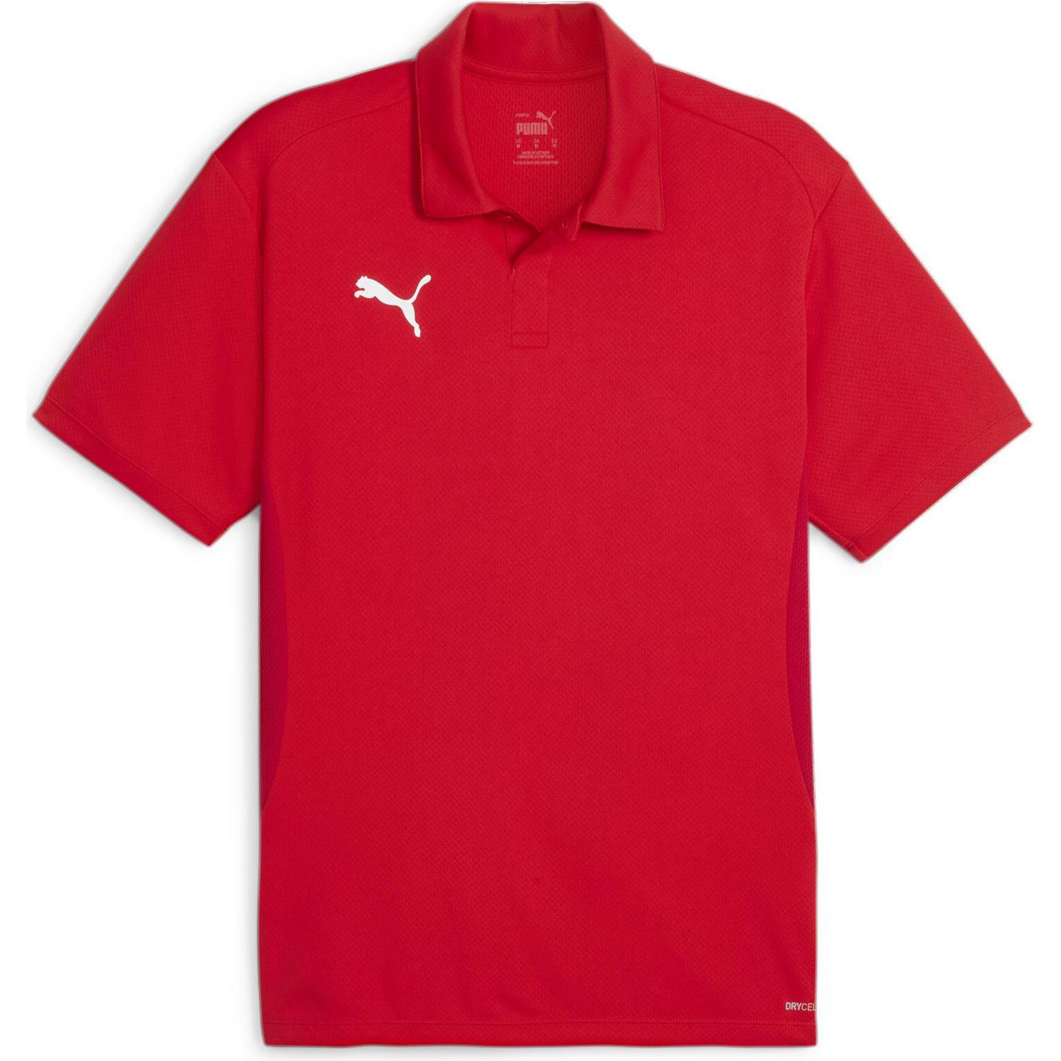 Puma, Herren, Sportshirt, teamGOAL Polo (XXL), Rot, XXL