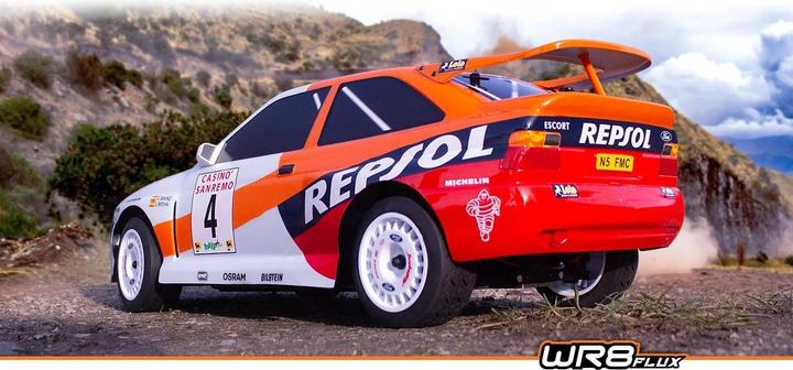 Immagine prodotto HPI WR8 Flux 1996 Ford Escort RS Cosworth (Brushless RTR-Auto - ohne Akkus, ohne Ladegerät) (RTR pronto all'uso)