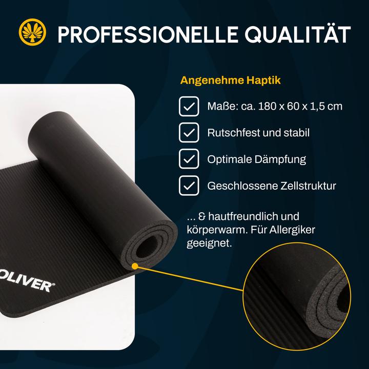 Produktbild Oliver B. Gymnastikmatte (15 mm)