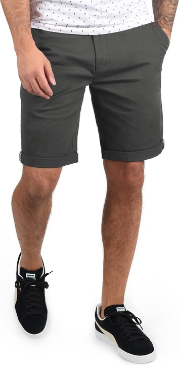 Immagine prodotto Solid Monty Pantaloncini Chino Shorts Panno Corti Da Uomo con cintura elasticizzato Regular- Fit (M)