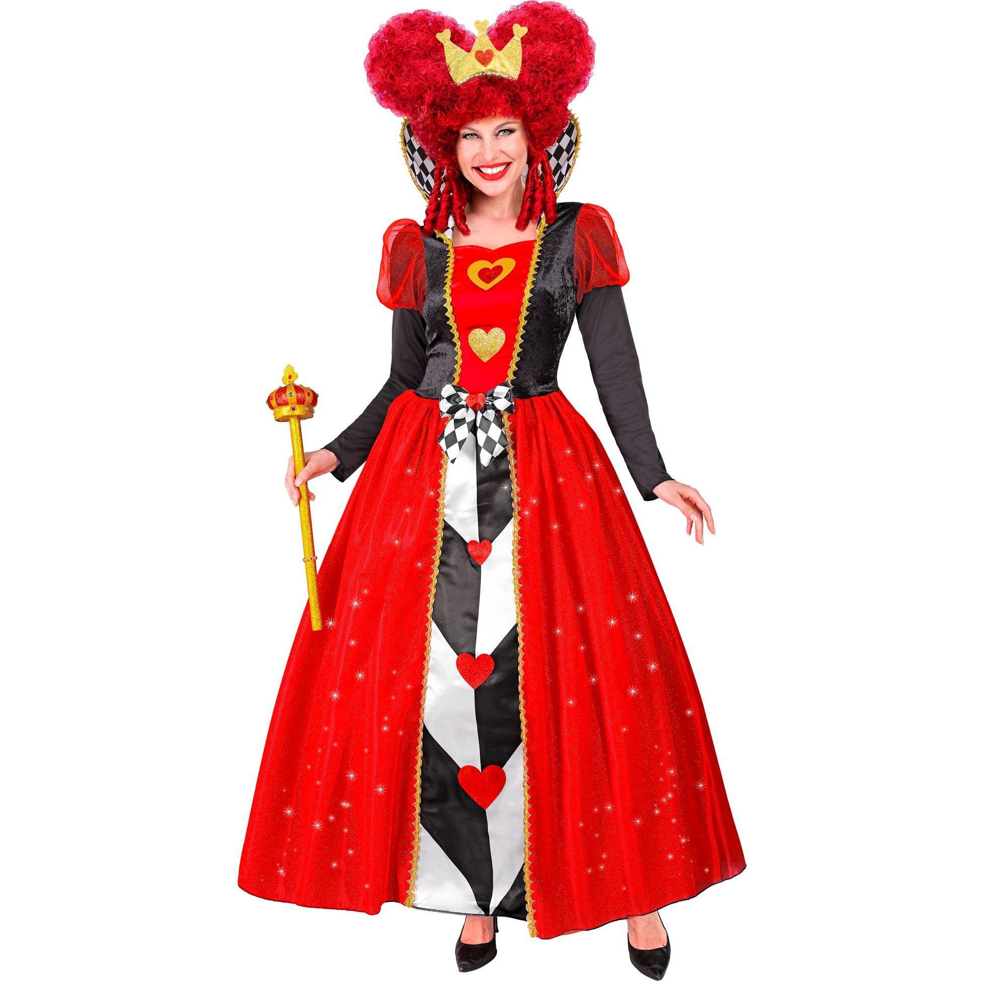 Widmann KÖNIGIN DER HERZEN (Kleid, Krone), XL (XL)