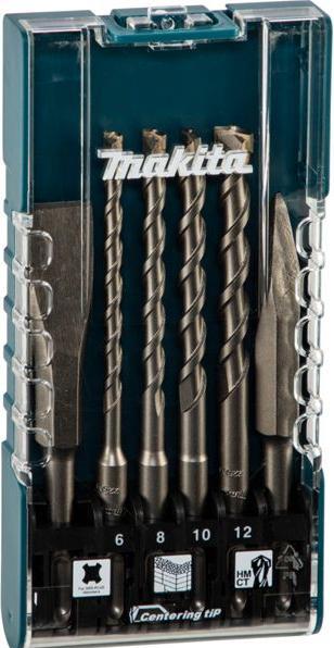 Actual product image Makita SDS+drill bit set 6 pcs. (140 mm)