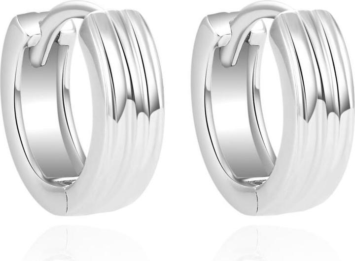 Image du produit Beneto Timeless boucles d'oreilles rondes en argent AGUC1422 (L) (Argent)