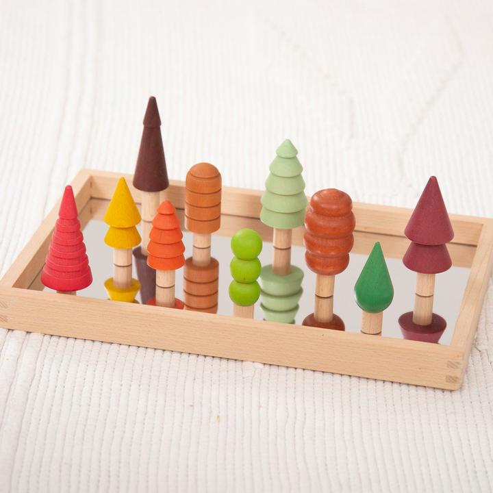 Actual product image TickiT Small Wooden Mirror Tray