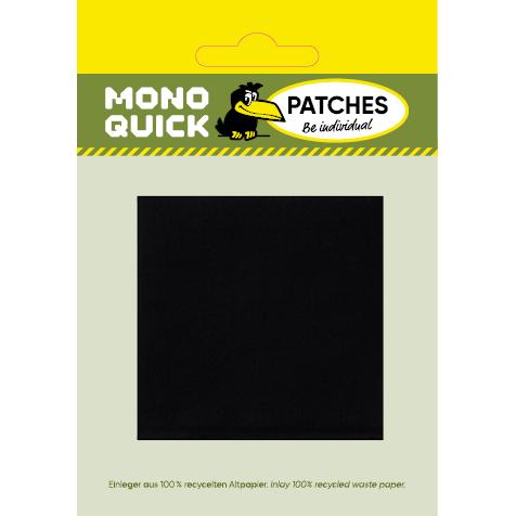 Thumbnail - Mono Quick Bügelflick "Extra stark", Applikationen, Schwarz