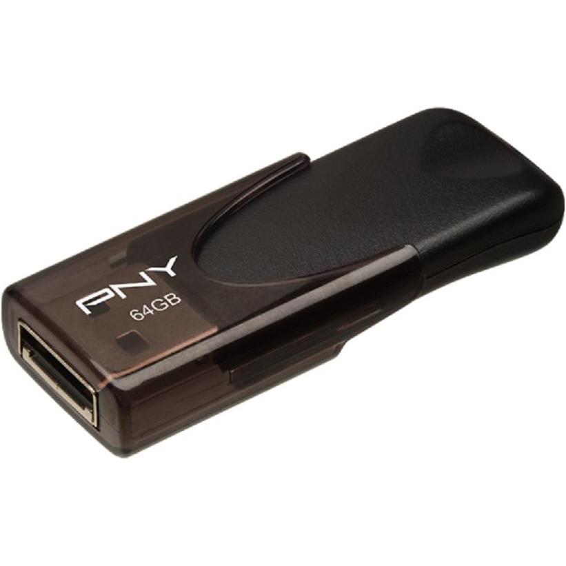 Thumbnail - PNY Attaché 4 (64 GB, USB-A, USB 2.0), USB Stick, Schwarz