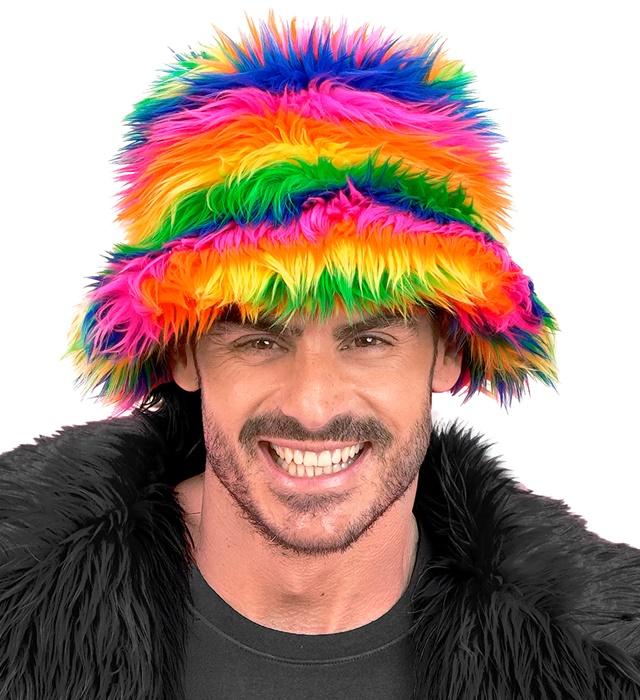 Image du produit Widmann Regenbogen Plüsch Anglerhut