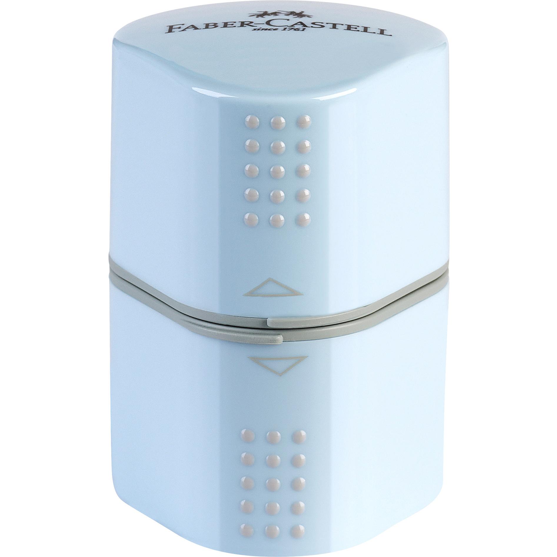 Faber-Castell, Spitzer, Dosenspitzer dreifach Grip 2001 sky blue