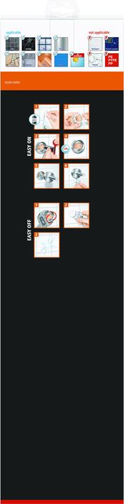 Actual product image tesa LUUP glass shelf incl. adhesive solution without drilling