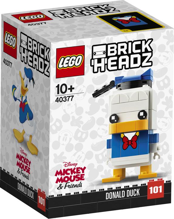 Image du produit LEGO BrickHeadz - Donald Duck (40377, LEGO Brickheadz, LEGO difficiles à trouver)