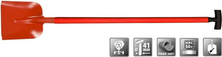 Actual product image Polet FH110551 Profi-Betonschaufel 290X220 FIB.3001 T-ST 1,1M