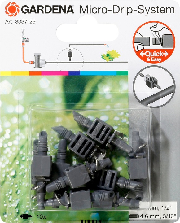 Actual product image Gardena Connector (Drip irrigation connector + branch)