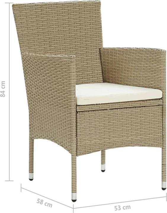 Actual product image vidaXL Gartenstuhl