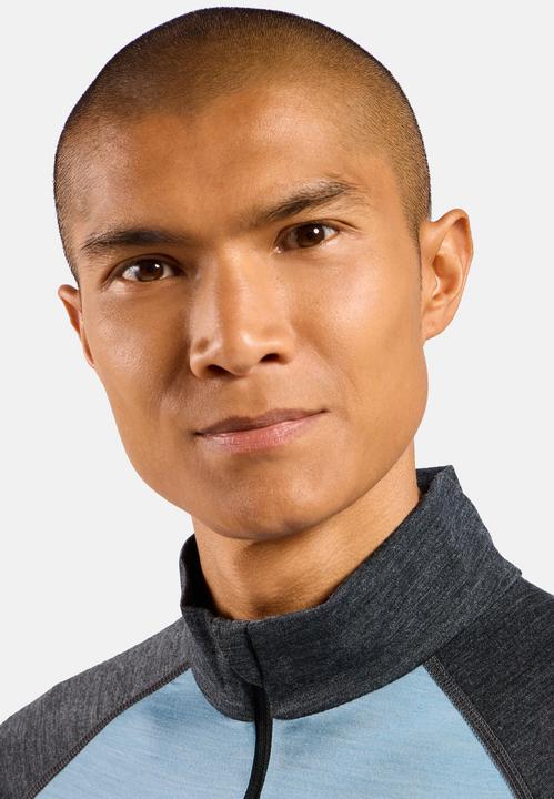 Actual product image Odlo BL TOP turtle neck l/s half zip NATURAL PERFORMANCE PW 150 (S)