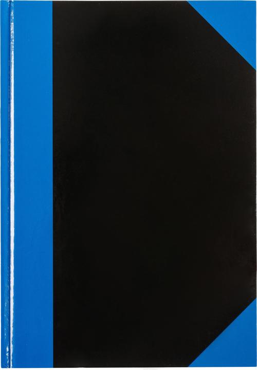 Produktbild Idena Kladde A4 liniert schwarz blau FSC-Mix (A4, Kariert, Harter Einband)