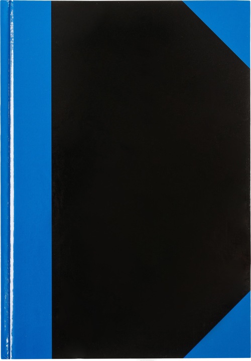 Produktbild Idena Kladde A4 liniert schwarz blau FSC-Mix (A4, Liniert, Harter Einband)