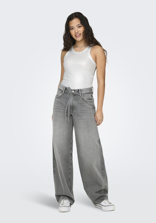 Immagine prodotto Only ONLGIANNA Jeans a vita media con taglio a palloncino e vestibilità dritta (W32/L30)