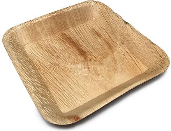 Palm leaf plate 240x240x25mm