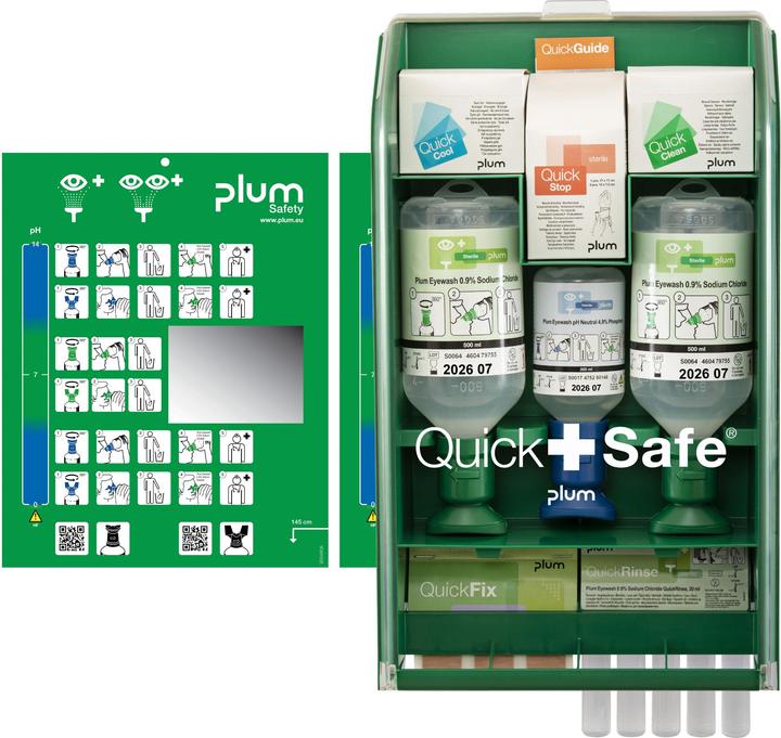 Produktbild Plum Erste-Hilfe-Station QuickSafe Box Complete (Erste Hilfe Set Zubehör)