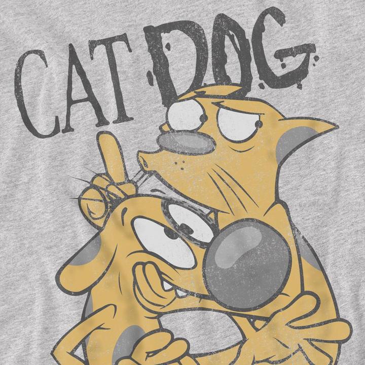 Actual product image CatDog Mens Stuck Together T-Shirt (XL)