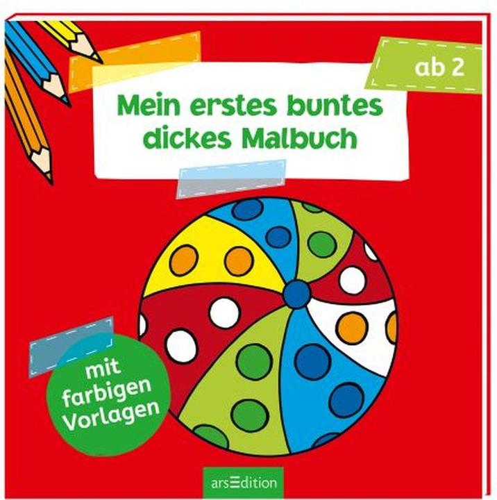 Actual product image My first colorful thick coloring book