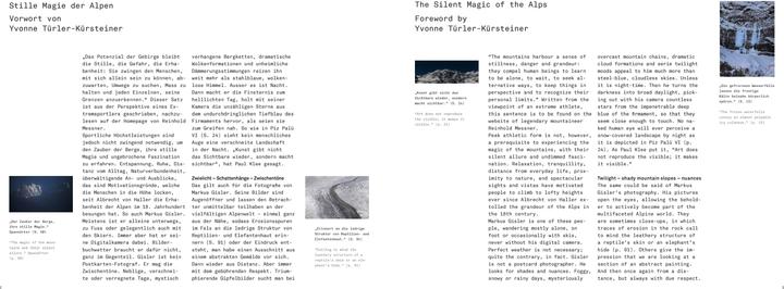 Produktbild Stille Magie der Alpen The Alps Compelling Silence (Deutsch, Markus Gisler, 2017)