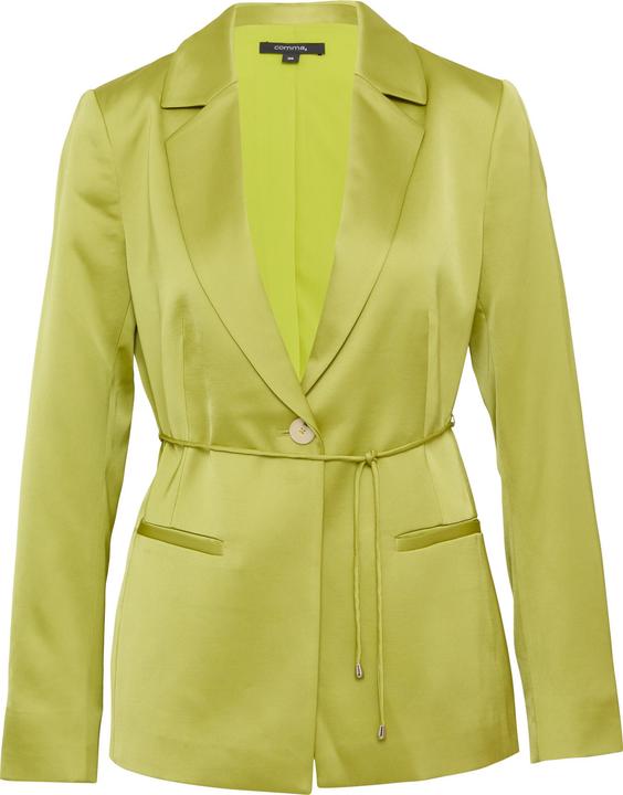 Actual product image Comma Indoor-Blazer Antaillierter Satin-Blazer mit Bindegürtel (Frequency band 38 (2600 MHz))