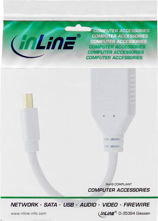 Produktbild InLine DisplayPort — Mini DisplayPort (0.15 m)