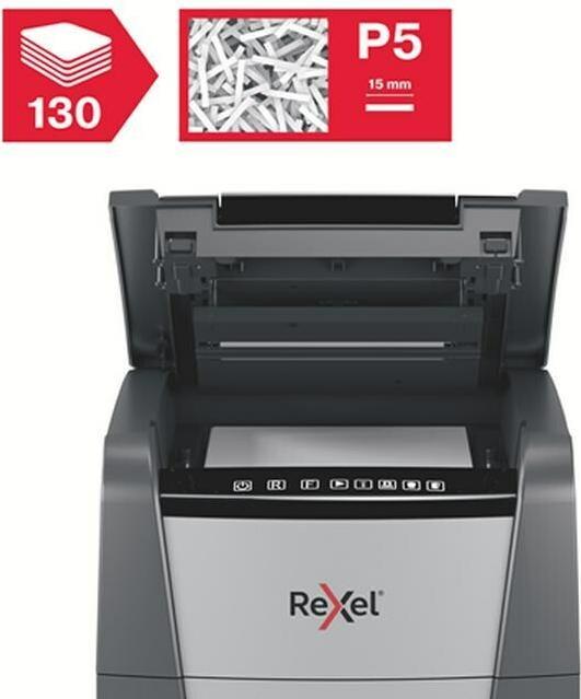 Produktbild Rexel Aktenvernichter Optimum Autofeed+ 130M P-5, 130 Seiten (Partikelschnitt)