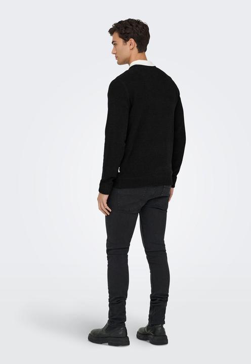 Actual product image Only & Sons Onsethan Life Reg 7 Crew Knit (XS)