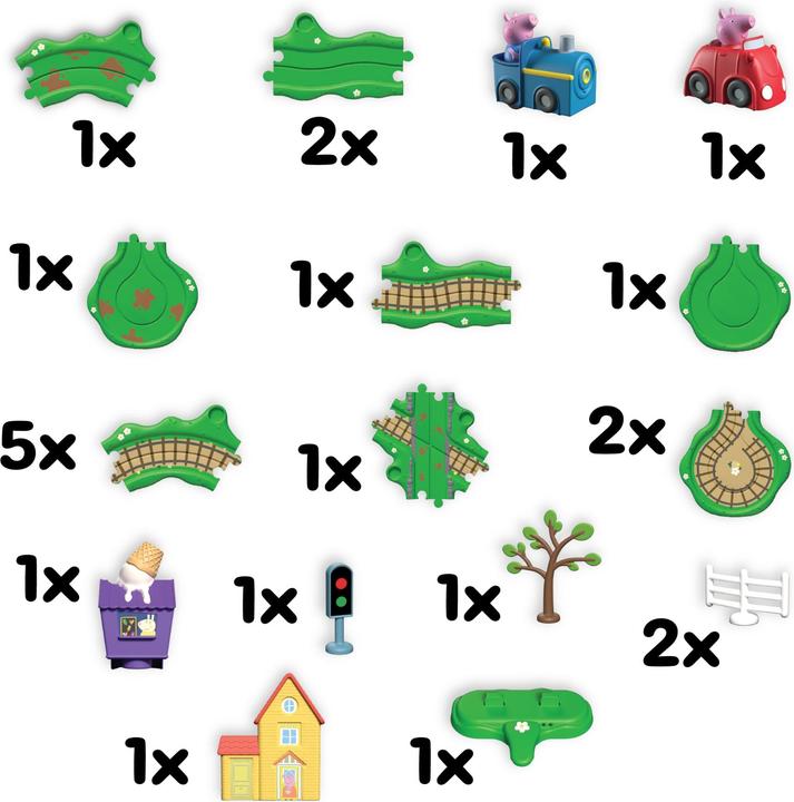 Image du produit Peppa Pig Whizz Around Peppa Day Out Set