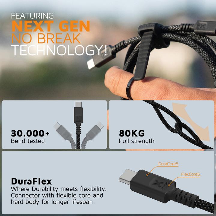 Actual product image Xtorm USB-A zu USB-C Kabel (1.50 m, 60 W)