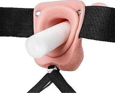 Produktbild RealRock Hollow Strap-on with Balls - 9" / 23 cm