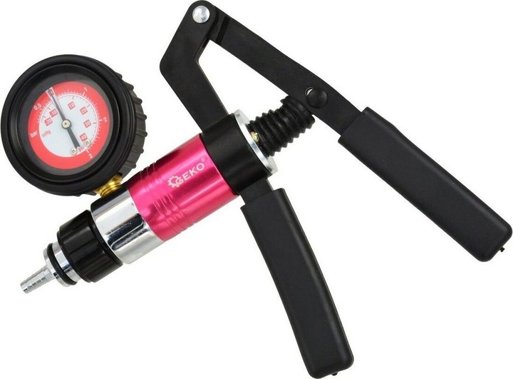 Image du produit GEKO Pompe de purge de frein à vide + accessoires, coffret
