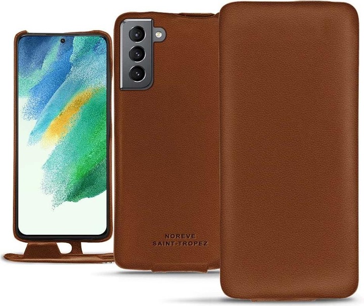 Noreve Lederschutzhülle vertikal (Samsung Galaxy S21 FE)